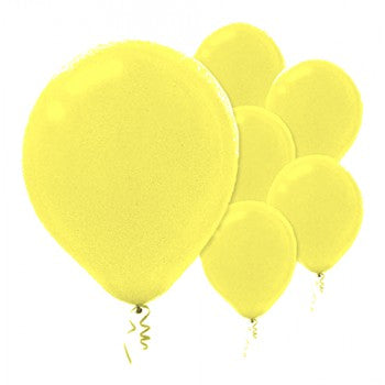 Latex Balloons Pearl 30cm 15CT Yellow