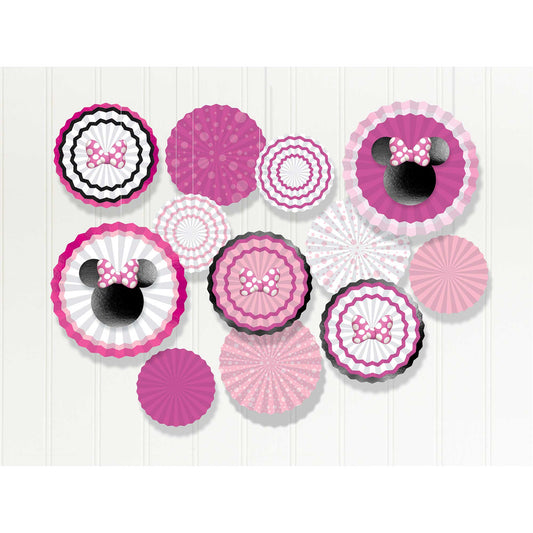Minnie Mouse Forever Paper Fans Decorating Kit