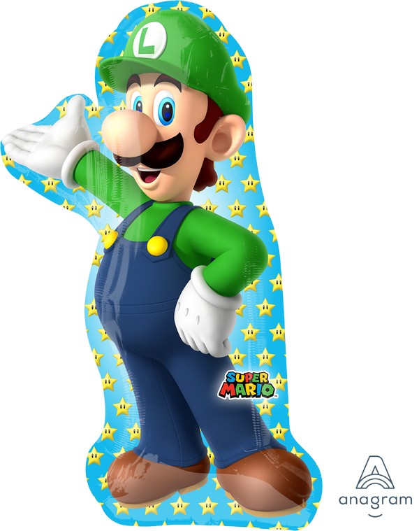 SuperShape Super Mario Brothers Luigi P38