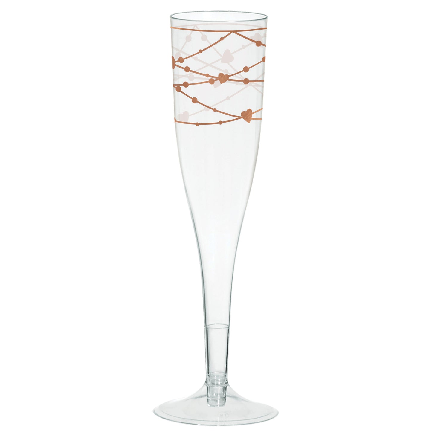 Navy Bride Champagne Glasses Hot Stamped Plastic