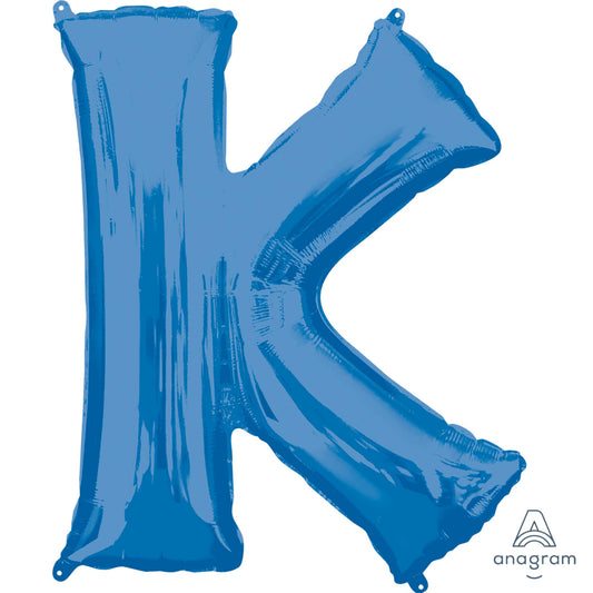 SuperShape Letter K Blue L34
