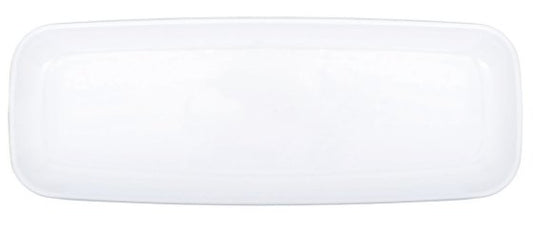 Long Platter 17x46cm White