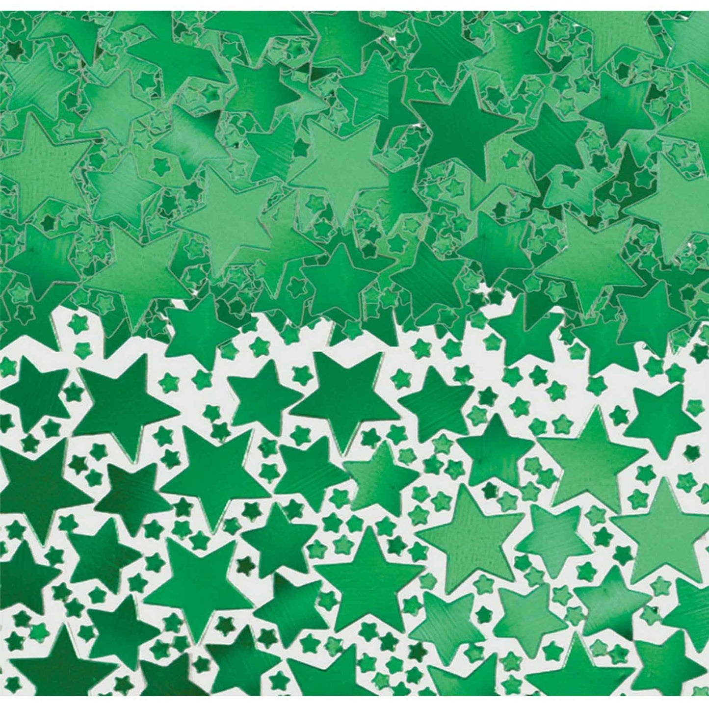 Star Confetti 70g -Green