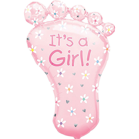 SuperShape XL It's A Girl Foot P35