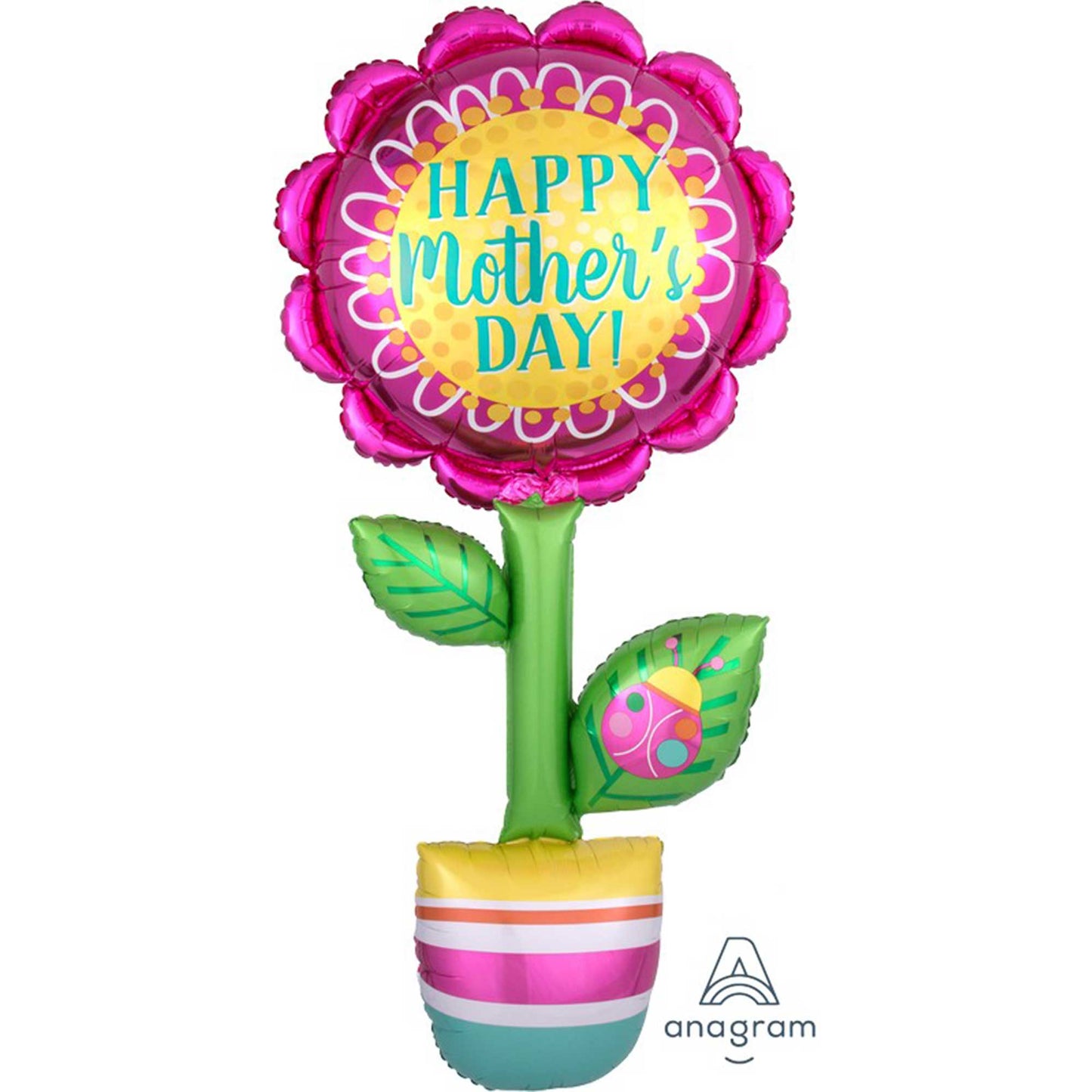 Giant Multi-Balloon Happy Mother's Day Flower P70