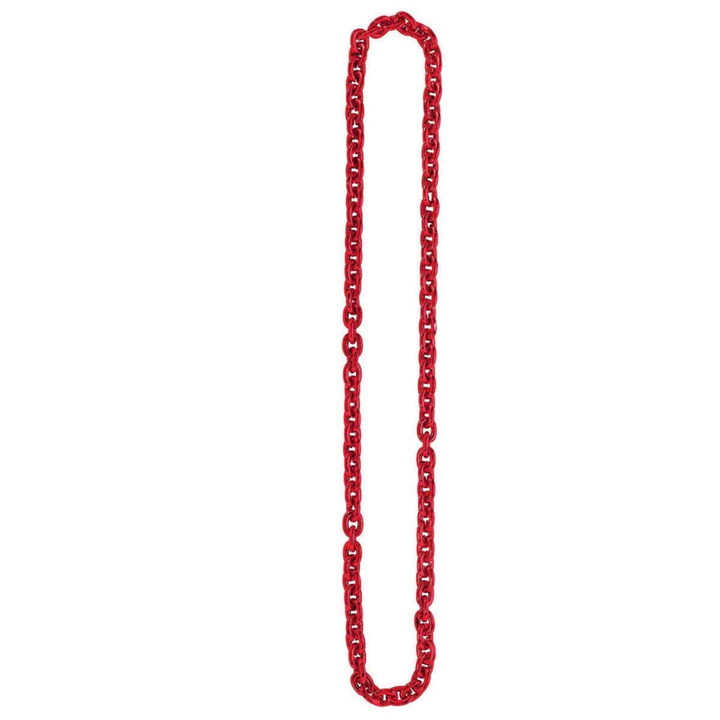 Chain Link Necklace  - Red