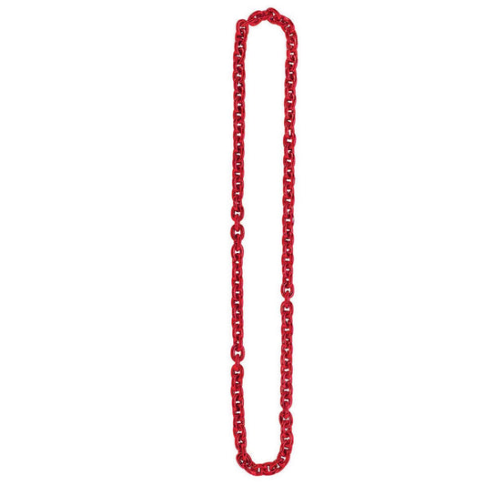 Chain Link Necklace  - Red