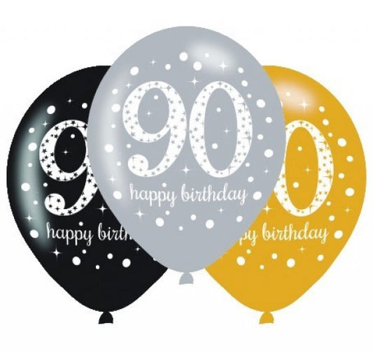 Sparkling Celebration 90 30cm Latex Balloons