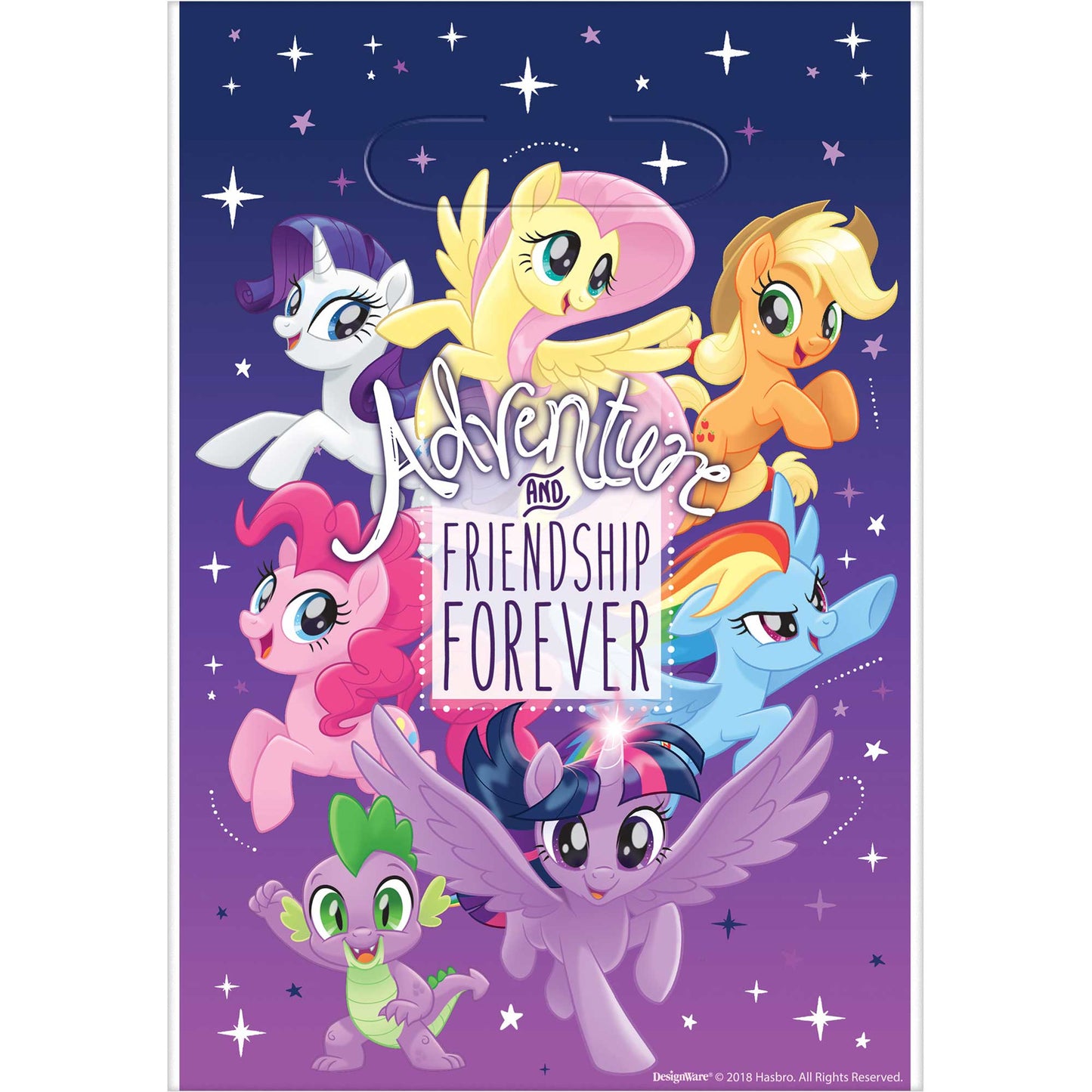 My Little Pony Friendship Adventures Folded Loot Bags