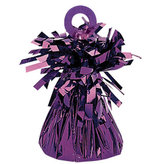 Small Foil Balloon Weight - Purple
