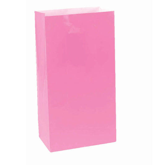 Large Paper Treat Bags Pink