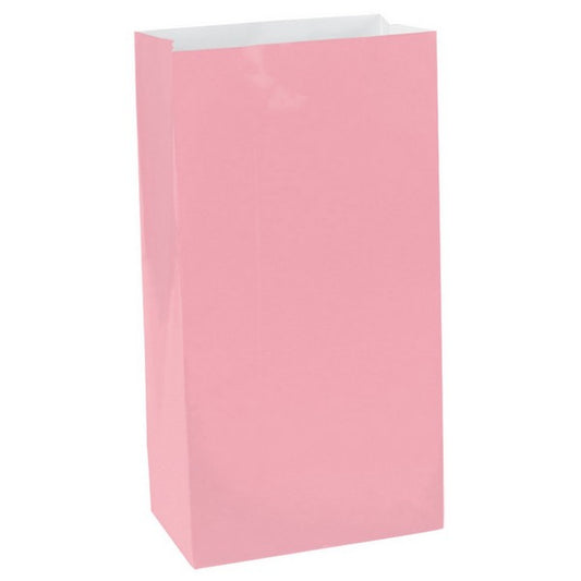 Large Paper Treat Bags New Pink