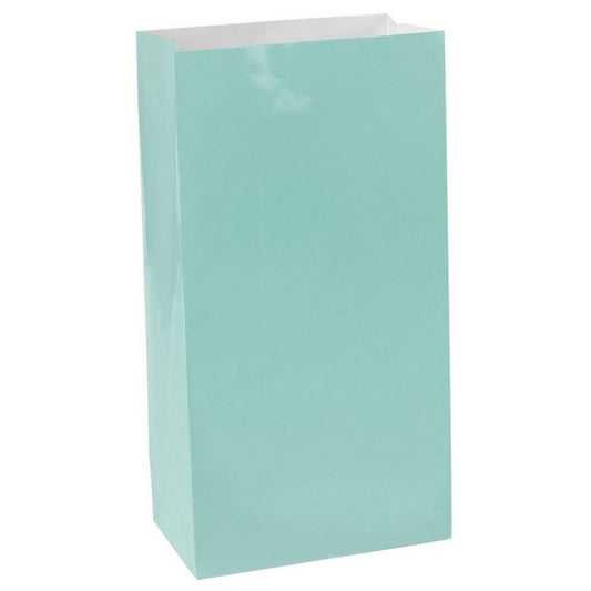 Large Paper Treat Bags Robin's Egg Blue