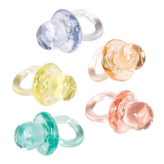 Baby Shower Mini Pacifiers Multi-Coloured