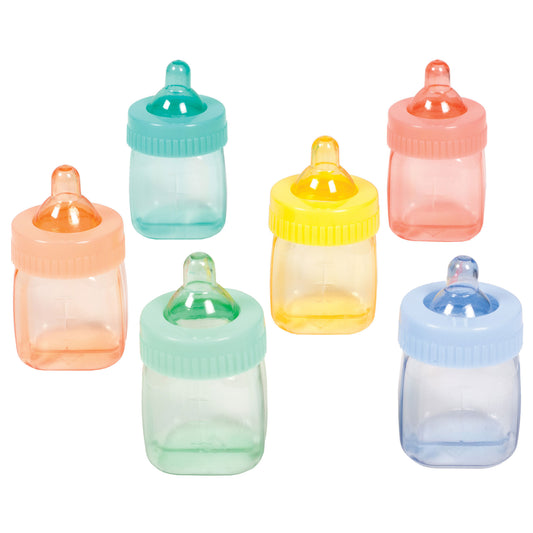 Baby Shower Bottles Favor Containers Multi-Coloured