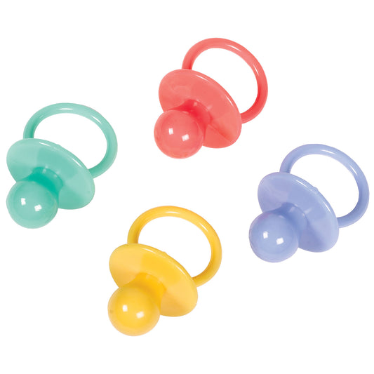Baby Shower Large Pacifiers Multi-Coloured