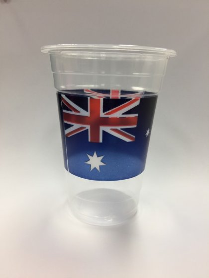 Australia 16oz / 473ml Plastic Cups