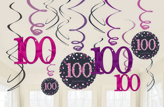 Pink Celebration 100 Swirl Value Pack
