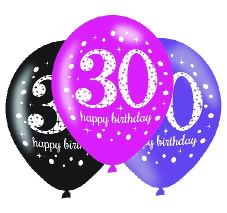 Pink Celebration 30 30cm Latex Balloons