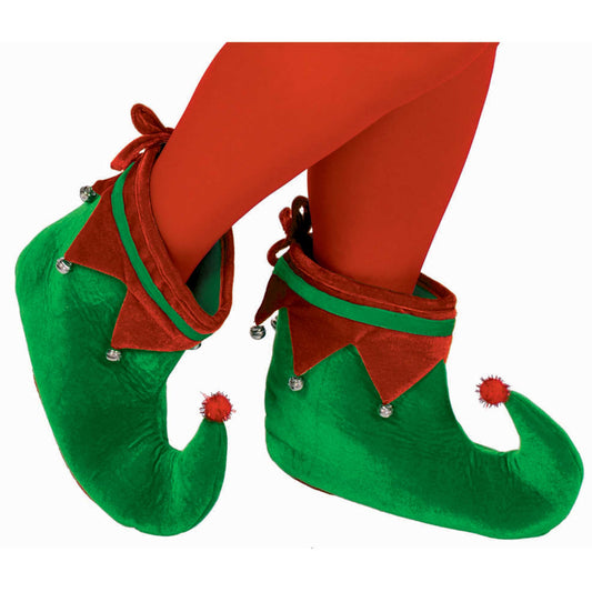 Elf Shoes with Bells Adult Size