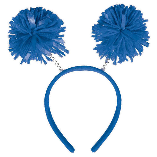 Pom Pom Headbopper - Blue
