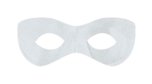 Super Hero Eye Mask - White