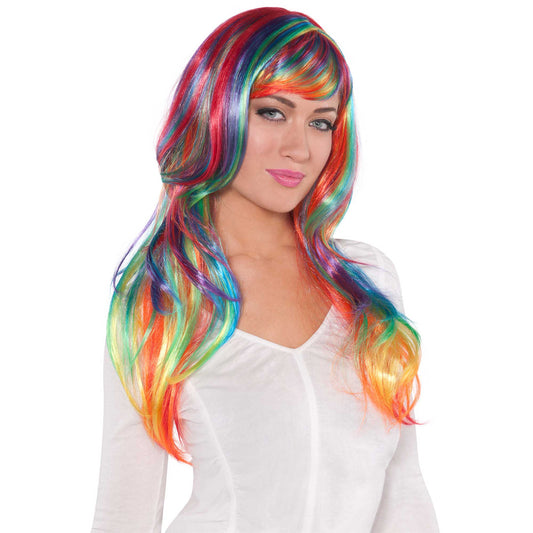 Glamorous Wig - Rainbow