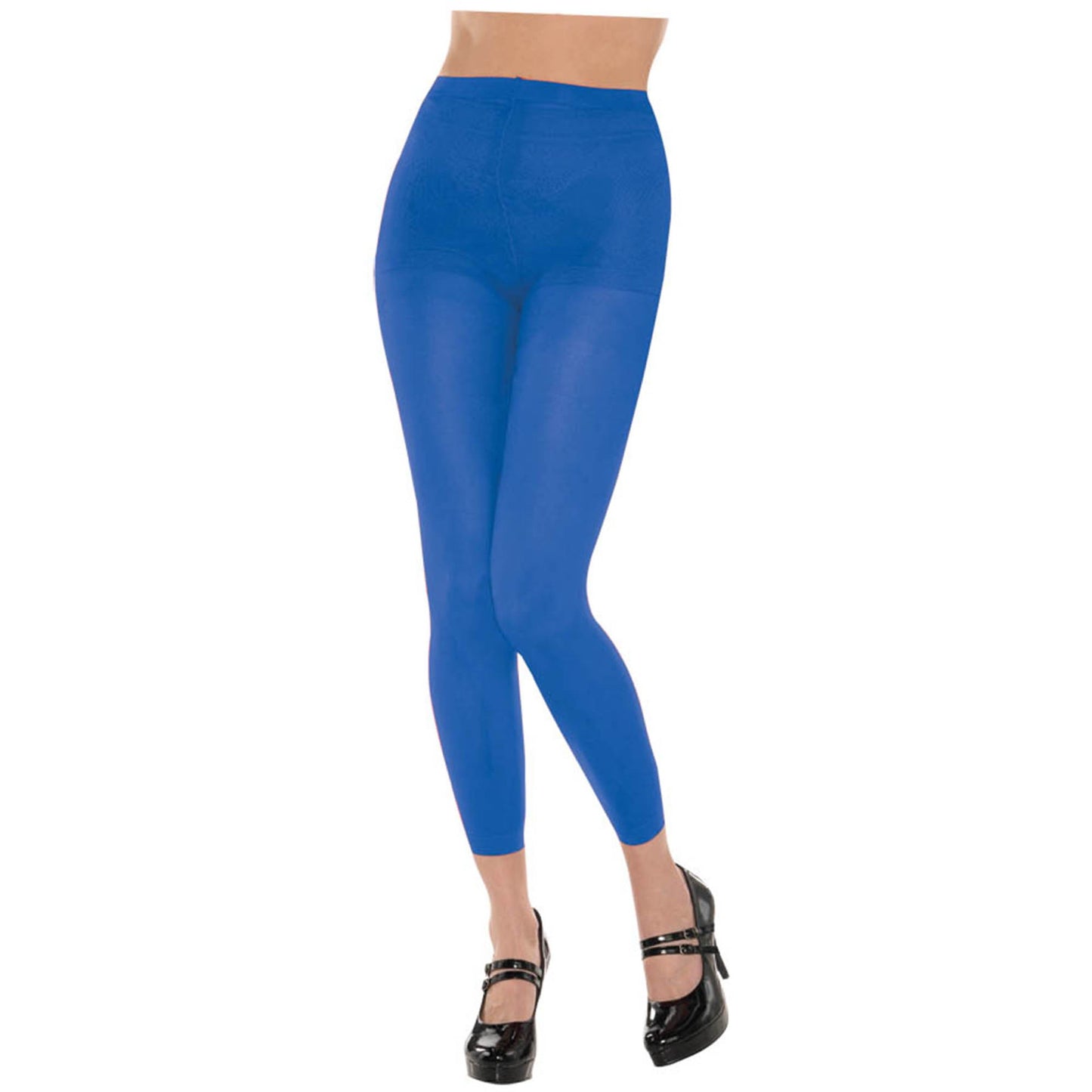 Footless Tights - Blue