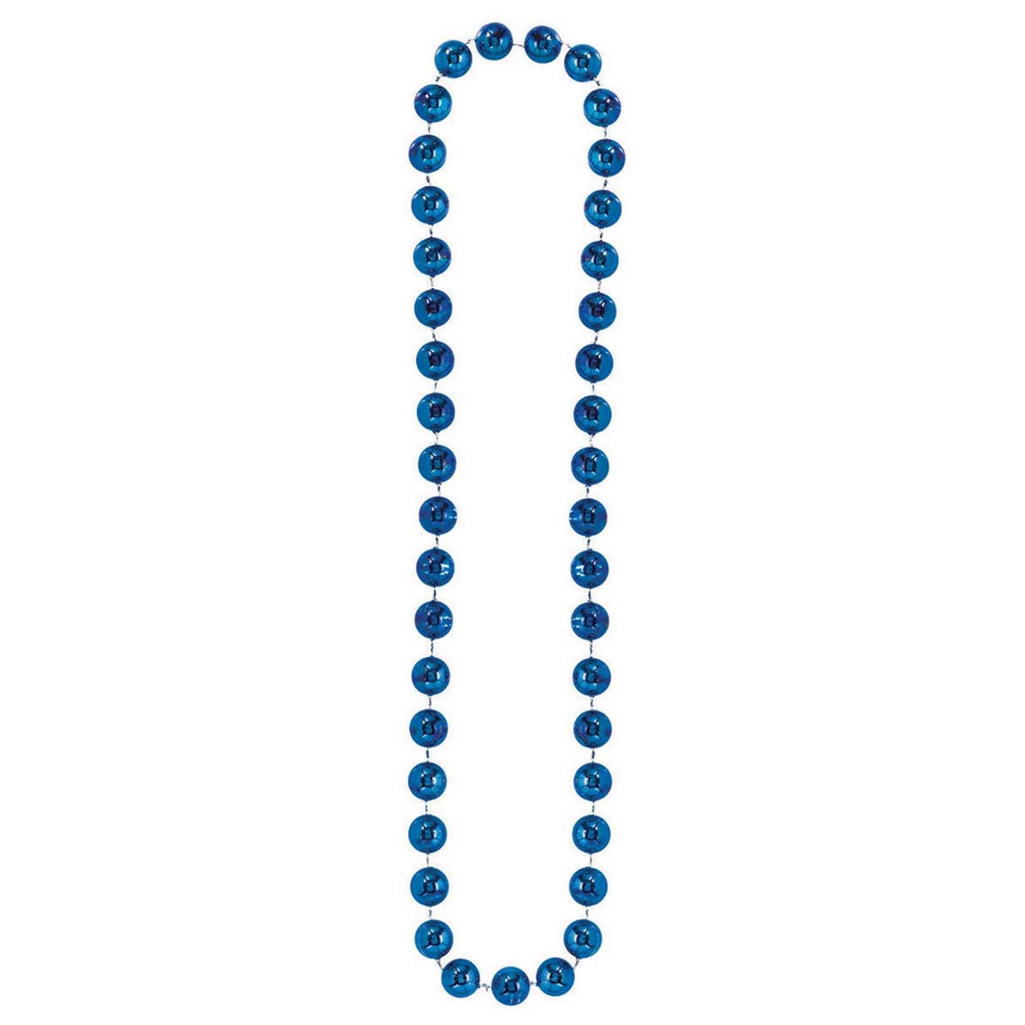 Jumbo Ball Bead Necklace - Blue