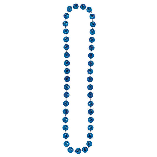 Jumbo Ball Bead Necklace - Blue