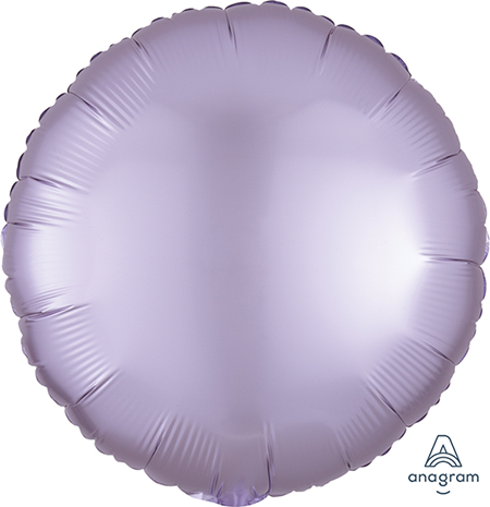 45cm Standard HX Satin Luxe Pastel Lilac Circle S18