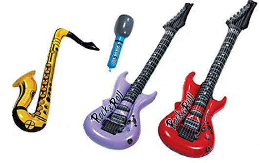 Inflatable Jukebox Rock Instruments