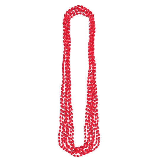 Metallic Necklace - Red
