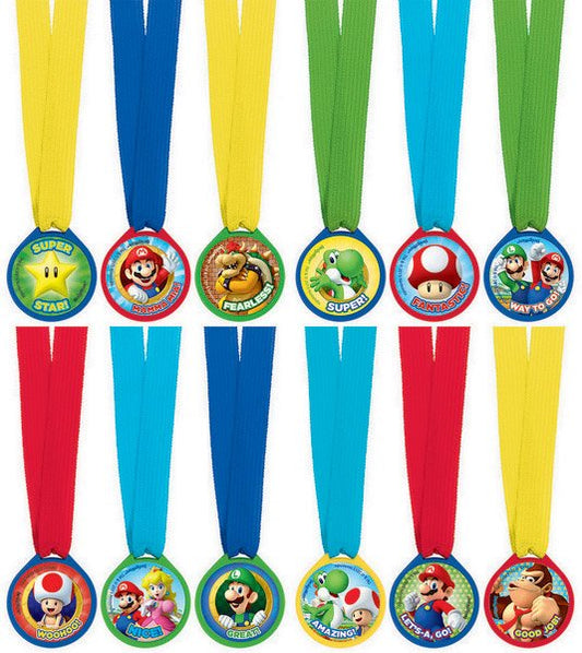 Super Mario Brothers Mini Award Medals