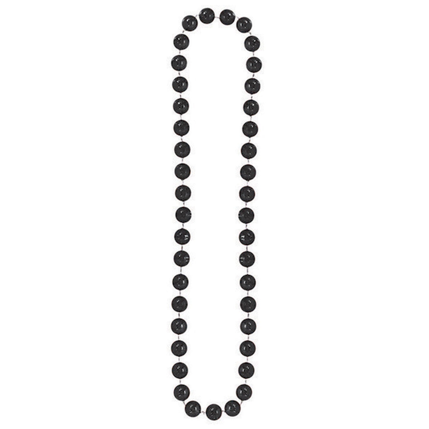 Jumbo Ball Bead Necklace - Black