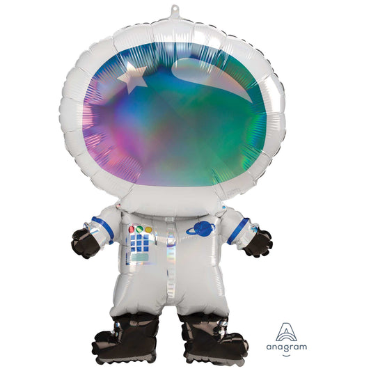 SuperShape Holographic Iridescent Astronaut P40