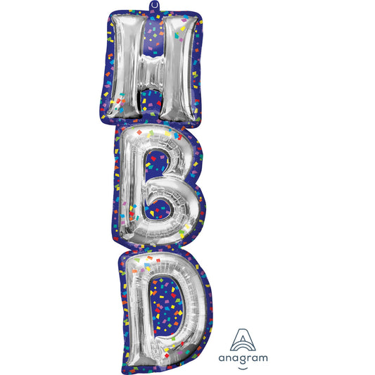 SuperShape XL HBD Balloon Letters P35