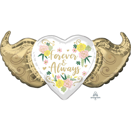 SuperShape Forever & Always Floral Winged Heart P30