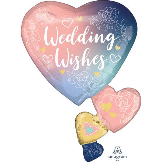 SuperShape XL Twilight Lace Wedding Wishes Hearts P35