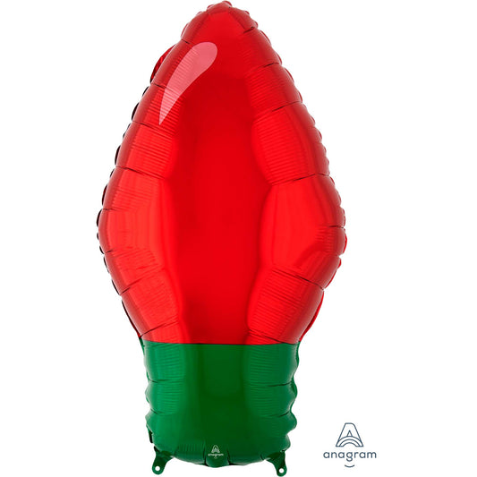 Standard Shape XL Red Christmas Light Bulb S50