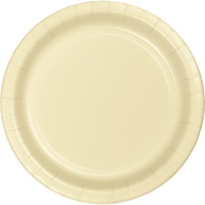 Ivory Lunch Plates Paper 18cm