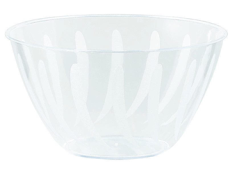 Swirl Bowl Clear - Plastic Small 709ml