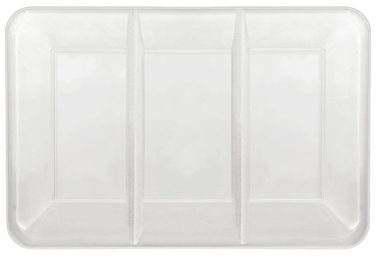 Compartment Tray White - Plastic