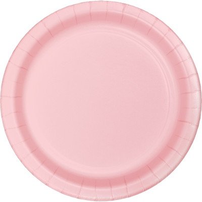 Classic Pink Dinner Plates Paper 23cm