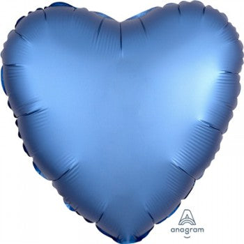 45cm Standard HX Satin Luxe Azure Heart S18