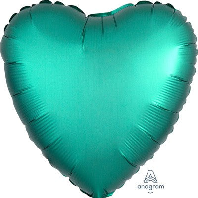 45cm Standard HX Satin Luxe Jade Heart S18