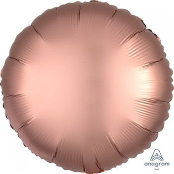 45cm Standard HX Satin Luxe Rose Copper Circle S18
