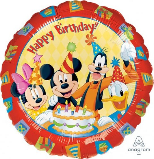 45cm Standard HX Mickey & Friends Happy Birthday S60