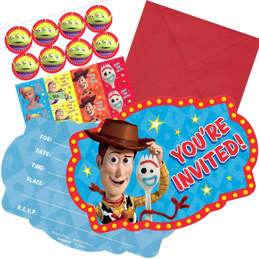 Toy Story 4 Postcard Invitations