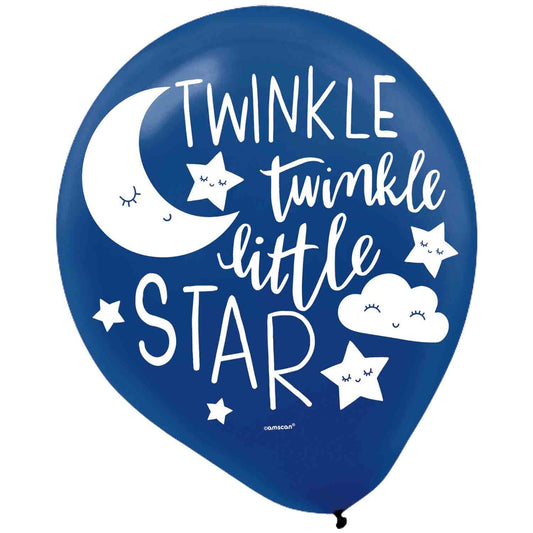 Twinkle Little Star 30cm Latex Balloons
